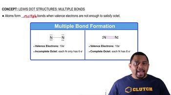 Lewis Dot Structures: Multiple Bonds Concept 1