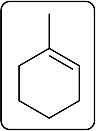 Final product structure of the hydrogenation reaction with a single bond.