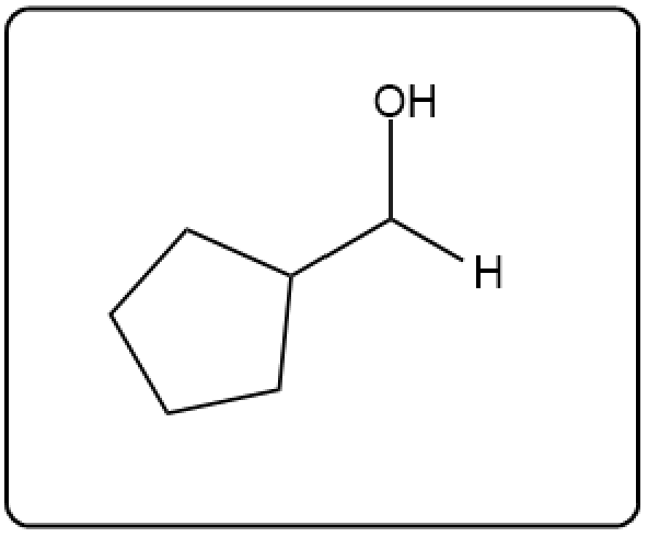 Chemical structure of a compound with a hydroxyl group attached.