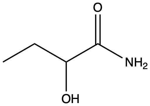 Structure of an amide with hydroxyl and amine groups.