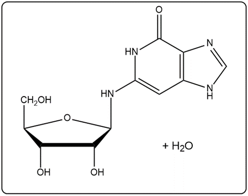 Illustration of nucleoside and nucleotide formation with water as a product.