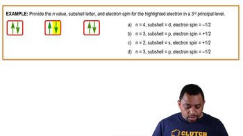 Electronic Structure: Electron Spin Example 1