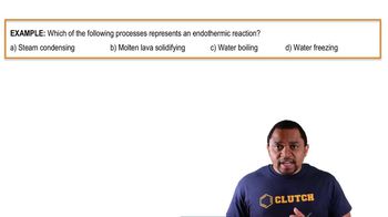 Endothermic & Exothermic Reactions Example 1