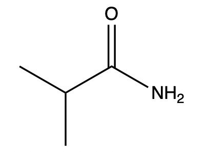 Amide structure with a carbonyl group and an amine group.