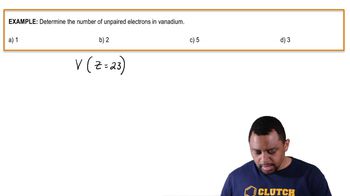 The Electron Configuration (Simplified) Example 3