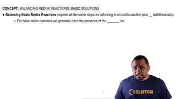 Balancing Redox Reactions: Basic Solutions