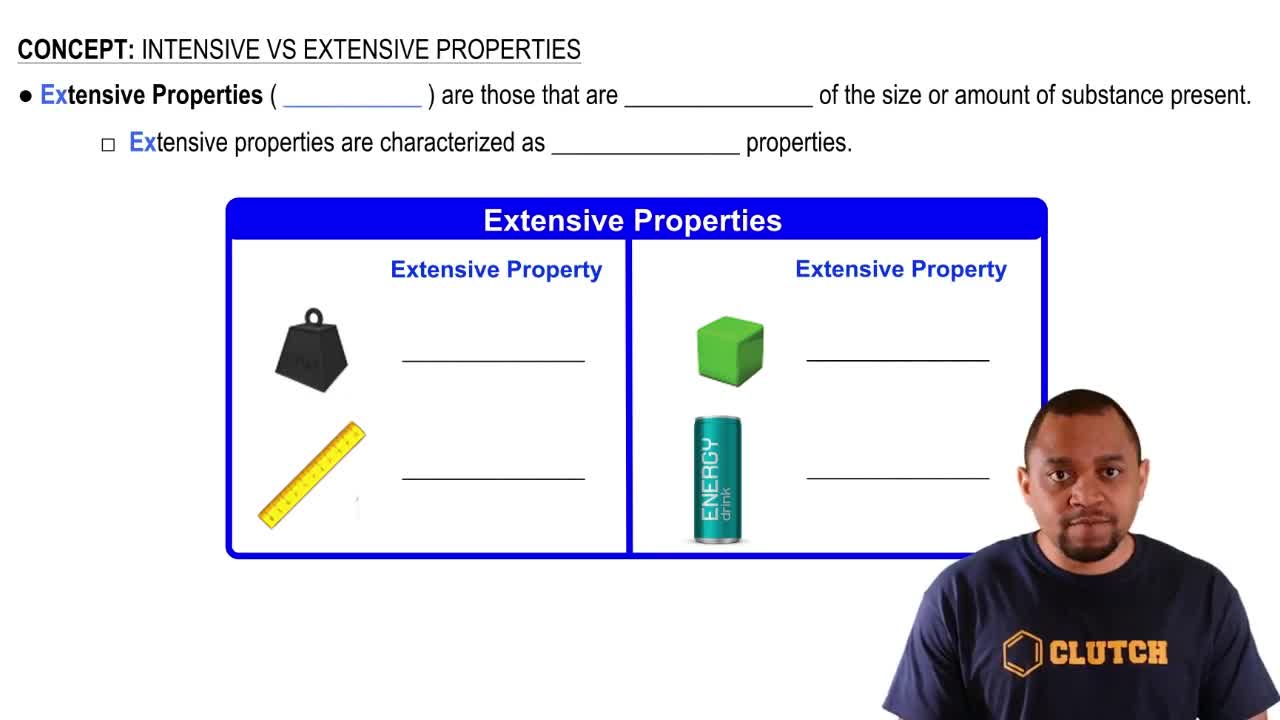 Intensive vs. Extensive Properties