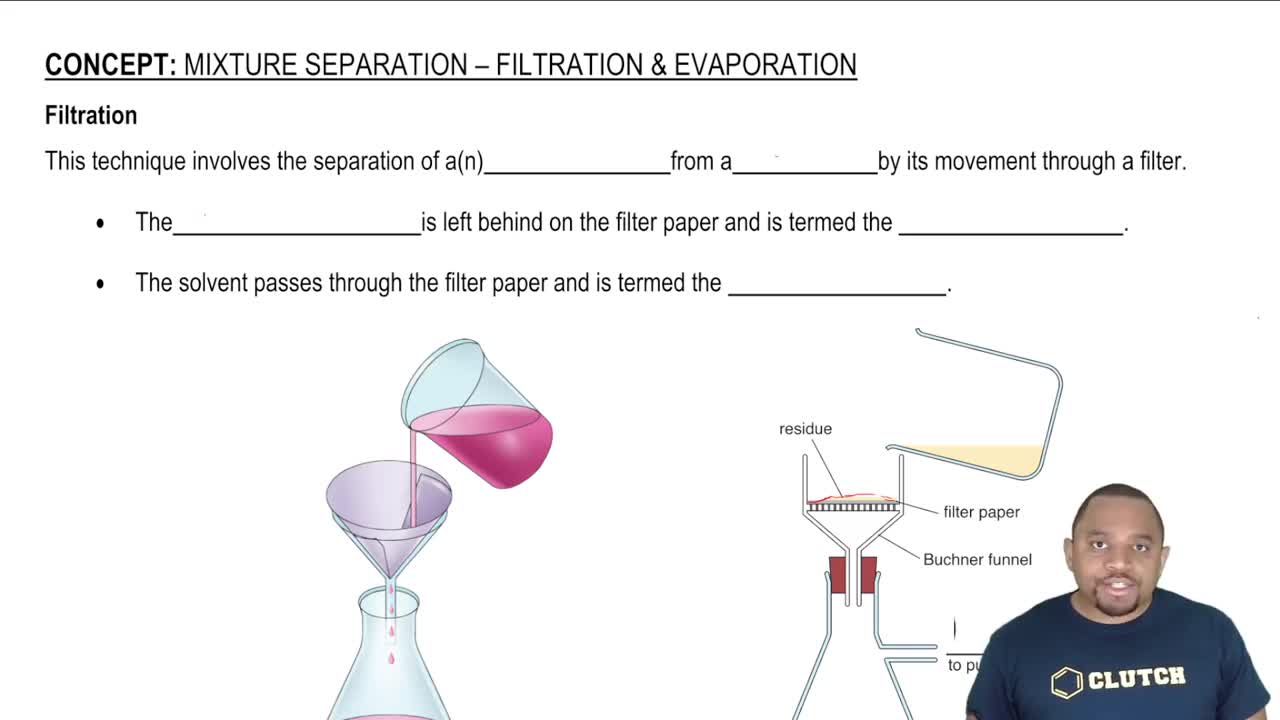 Filtration and Evaporation