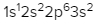 Electron configuration for magnesium: 1s¹ 2s² 2p⁶ 3s²