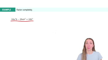 Perfect Square Trinomials Example 6
