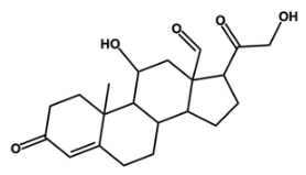 Chemical structure diagram of a complex lipid molecule with multiple rings and hydroxyl groups.