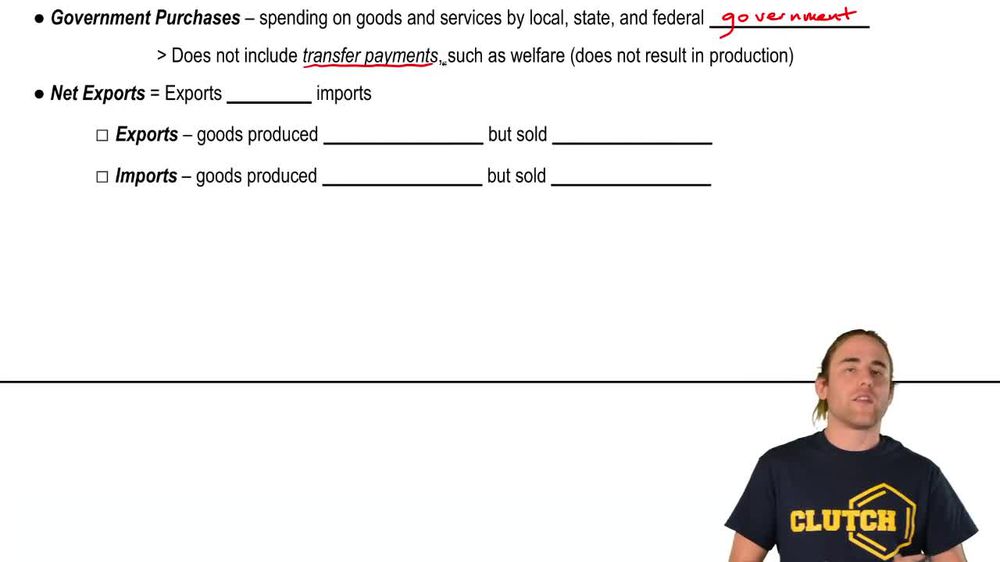 Government Purchases and Net Exports