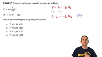 Finding Equilibrium Using Algebra