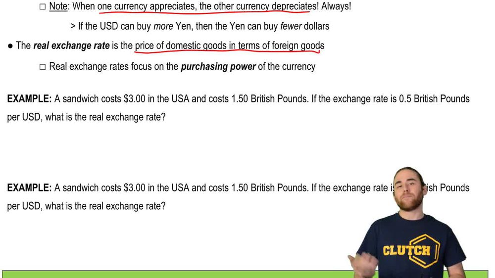 Nominal and Real Exchange Rates