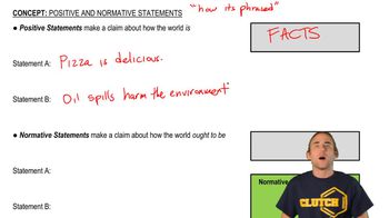 Positive Statements vs. Normative Statements