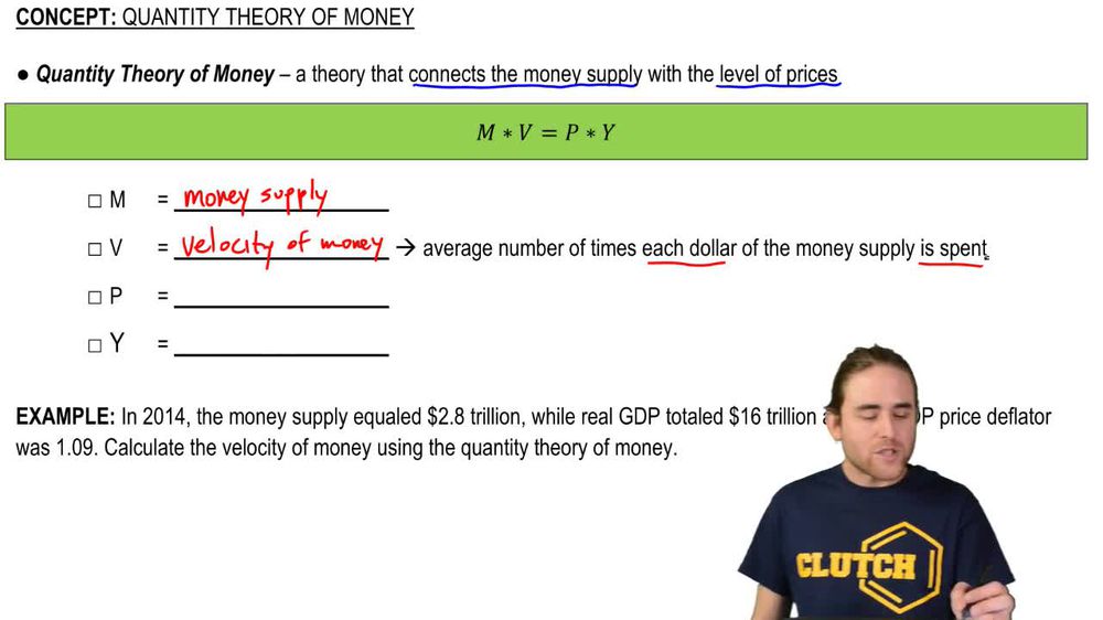 Quantity Theory of Money