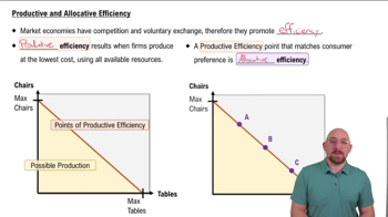 Efficiency, Productive Efficiency, and Allocative Efficiency