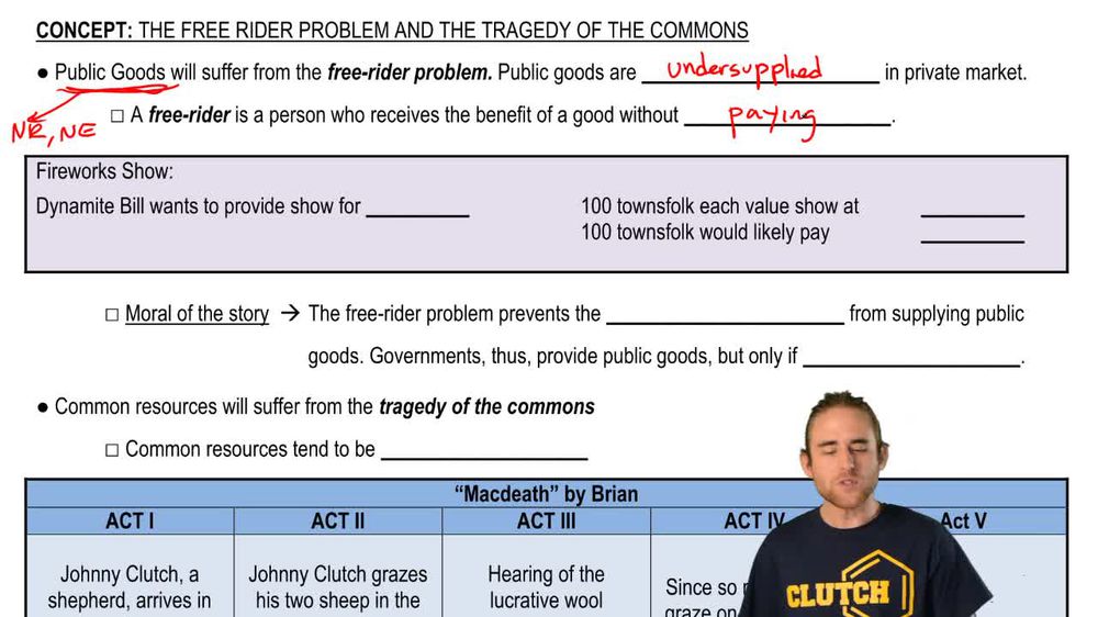 Free Rider Problem