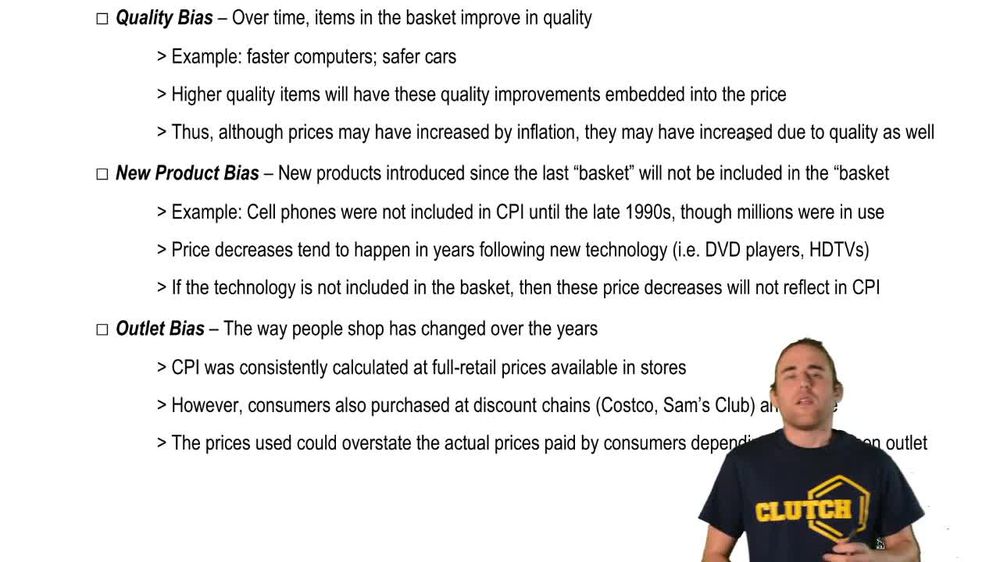 Problems with the Consumer Price Index (CPI)