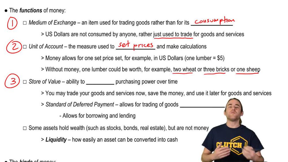 Functions of Money