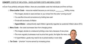 Costs of Inflation: Shoe-leather Costs, Menu Costs, and Tax Costs