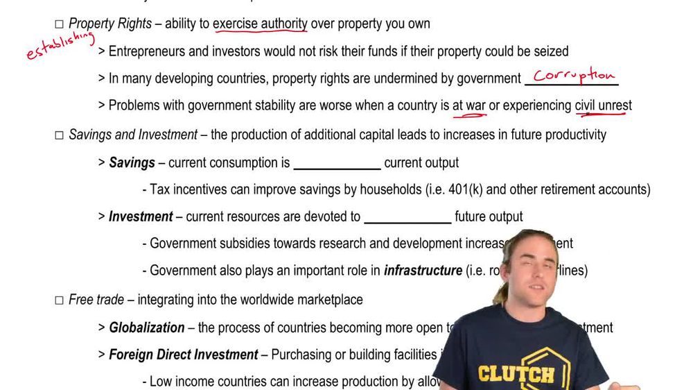 Role of Government in Economic Growth