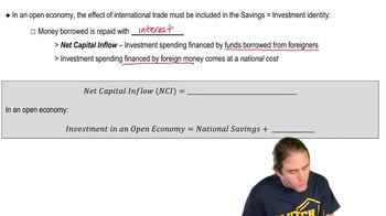 Savings Equals Investment in an Open Economy