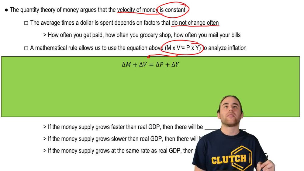 Quantity Theory of Money and Inflation