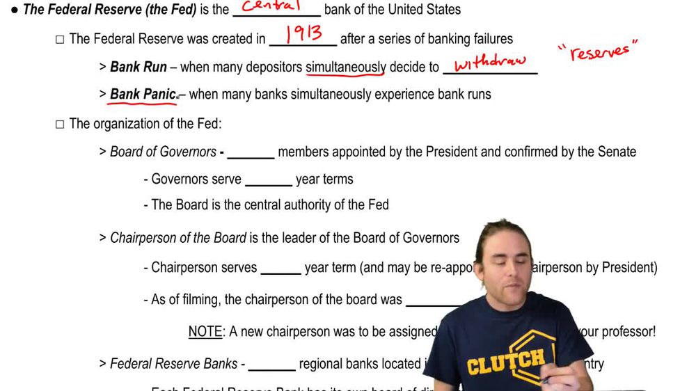 Organization of the Federal Reserve