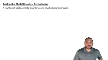 Treatment of Mental Disorders: Psychotherapy Concept 4