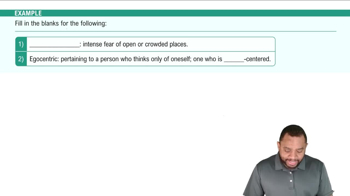 Combining Forms and Suffixes Example 1