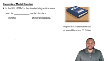 Diagnosis of Mental Disorders Concept 2