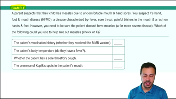 Measles Example 1