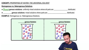 Homogenous vs. Heterogenous Solutions