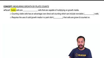 Measuring Growth by Plate Counts