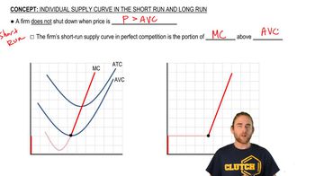 Individual Firm Supply Curve in the Short Run