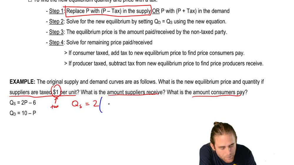 Quantitative Analysis of Taxes