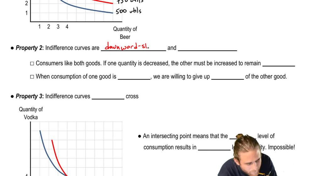 Properties of Indifference Curves