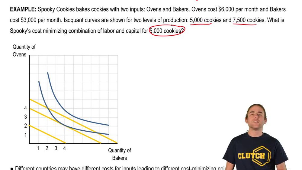 Cost Minimizing Combination of Labor and Capital