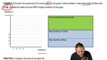 Budget Constraint:Change in Price of a Good