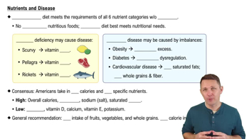 Nutrients and Disease