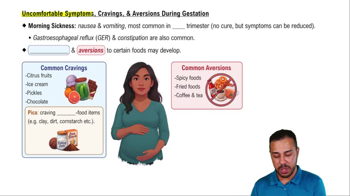 Uncomfortable Symptoms, Cravings & Aversions During Gestation