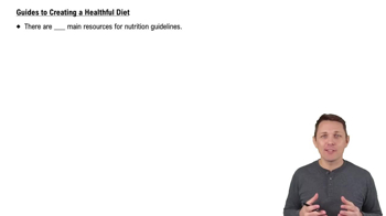 Guides to Creating a Healthful Diet