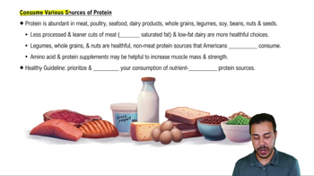 Consume Various Sources of Protein