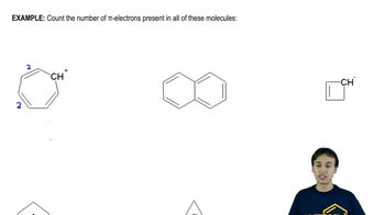 Count the pi electrons present