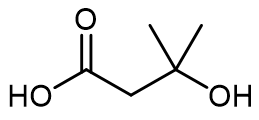 Chemical structure of a compound undergoing hydrolysis in organic chemistry.