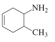 Chemical structure of an aromatic compound with an amine (NH2) and a methyl (CH3) group attached.