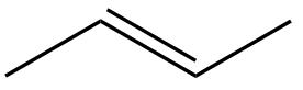 Chemical structure showing a double bond between two carbon atoms with a different arrangement.