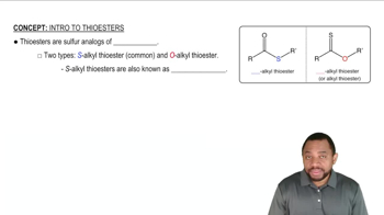 Intro to Thioesters Concept 1