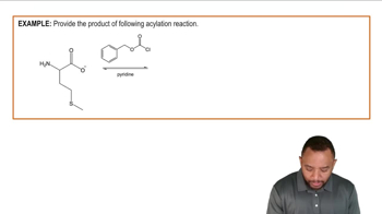 Reactions of Amino Acids: Acylation Example 1